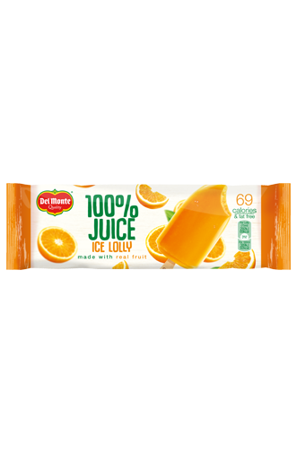 100% Juice Orange Lolly